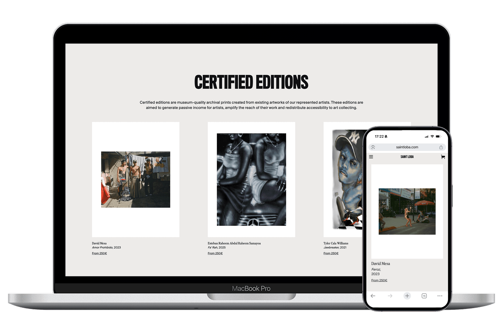 Saint Loba website screenshot