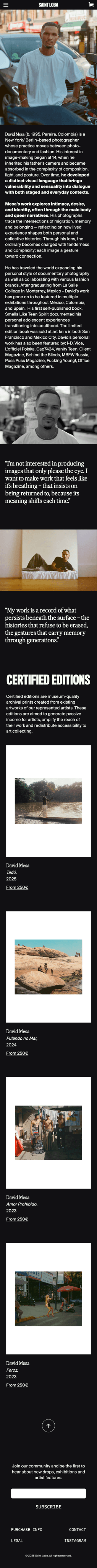 Saint Loba David Mesa — mobile